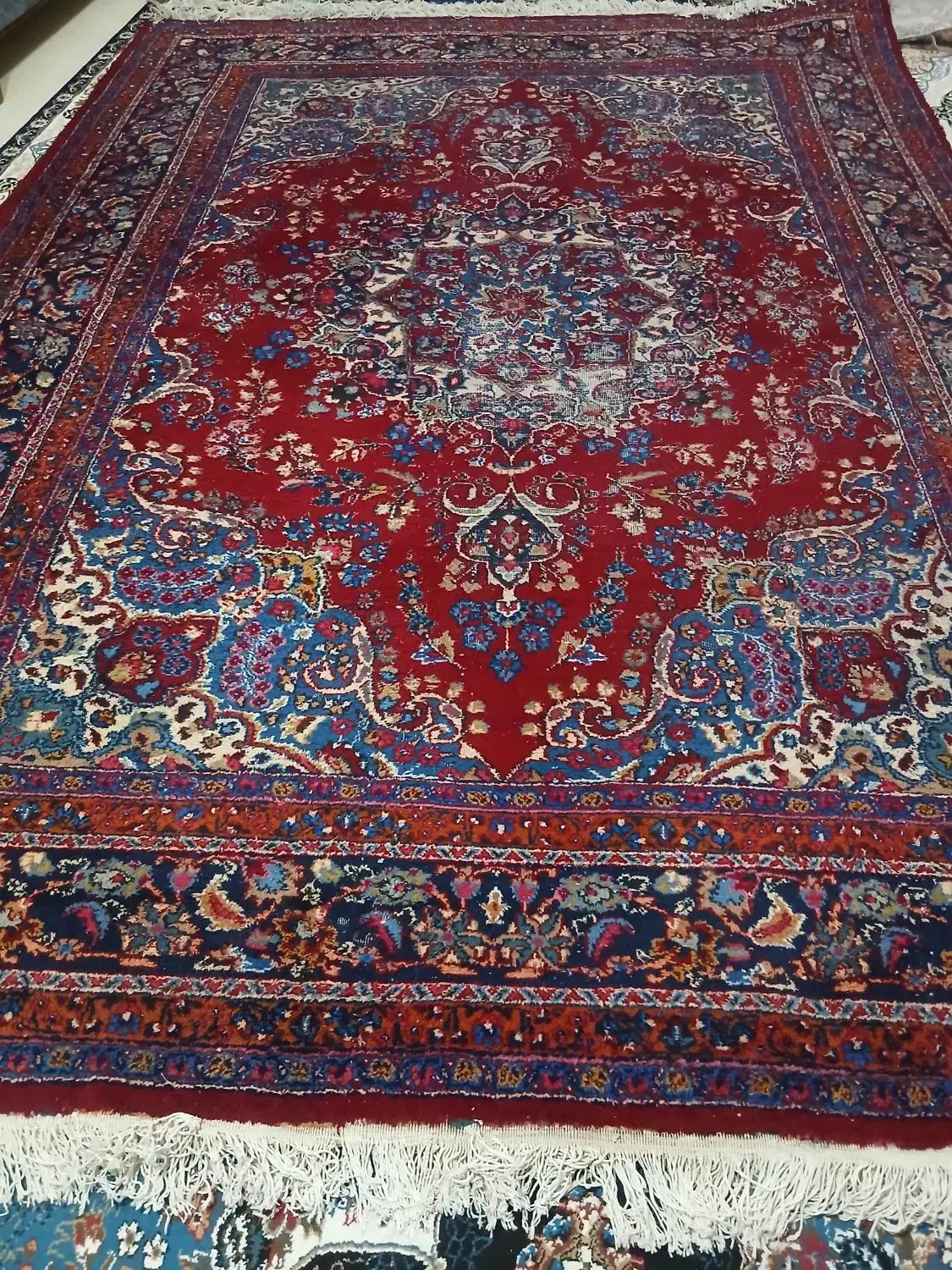 فرش دسبافت جفت دوتا ۹متری|فرش|بجنورد, |دیوار