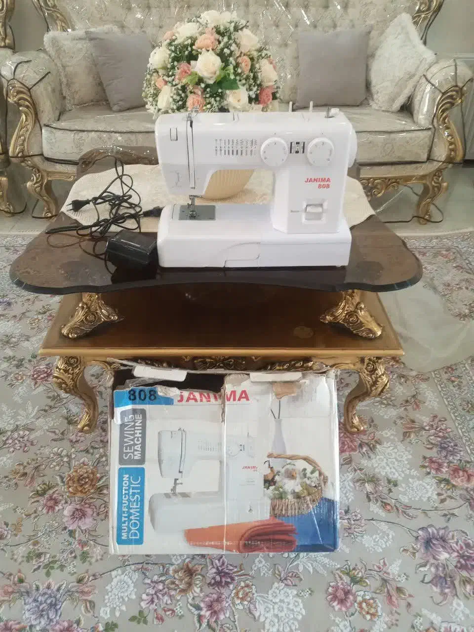 چرخ خیاطی جانیما بهترین مارک اصلی رنگ سفید|چرخ خیاطی و ریسندگی|تهران, آهنگ|دیوار