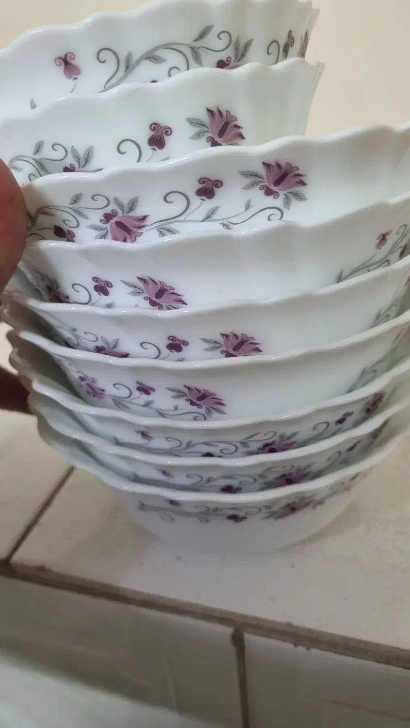 سرویس ظروف سنگی دکوری،ظروف اصلی پارس اوپال،|ظروف سرو و پذیرایی|تیران, |دیوار