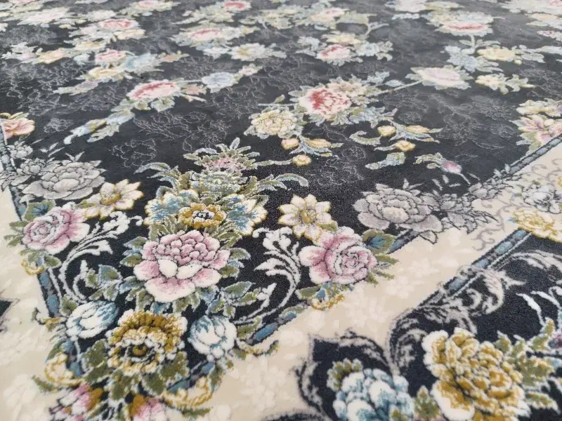 ۴ تا فرش ۹ متر ۱۲۰۰ شانه تراکم ۳۶۰۰ گلبرجستهه پلمپ|فرش|نورآباد, |دیوار