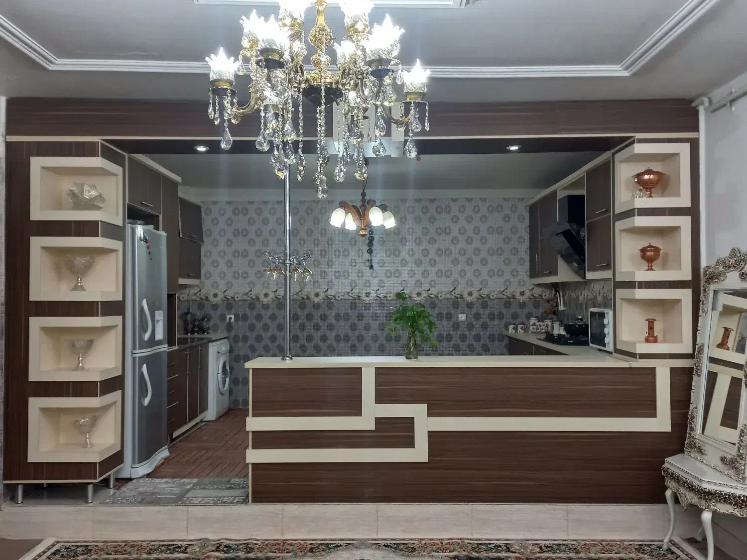 لوستر آشپز خانه و پذیرایی|لوستر و چراغ آویز|ابهر, |دیوار