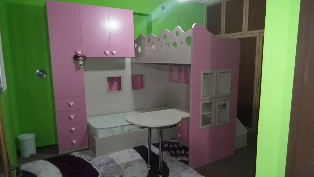 سرویس تخت خواب دوطبقه|تخت و سرویس خواب|سلماس, |دیوار