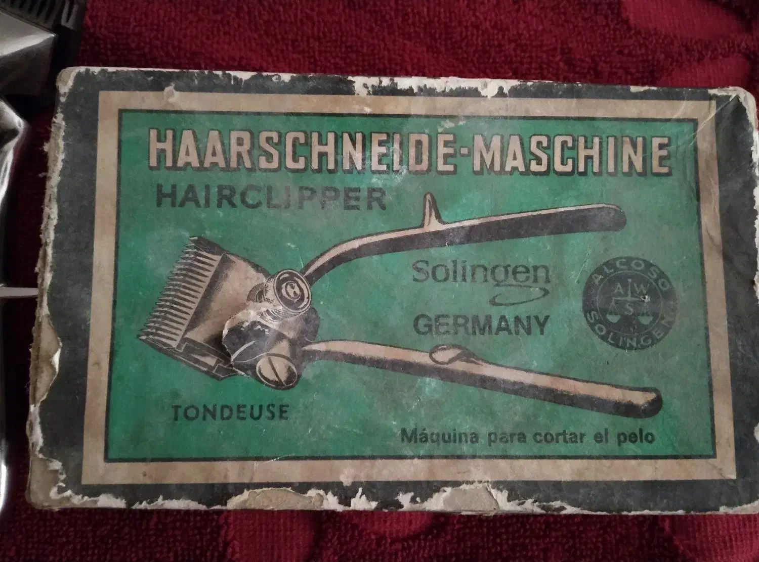 ماشین اصلاح آلمانی دستی|کلکسیون اشیاء عتیقه|شیراز, قدوسی شرقی|دیوار