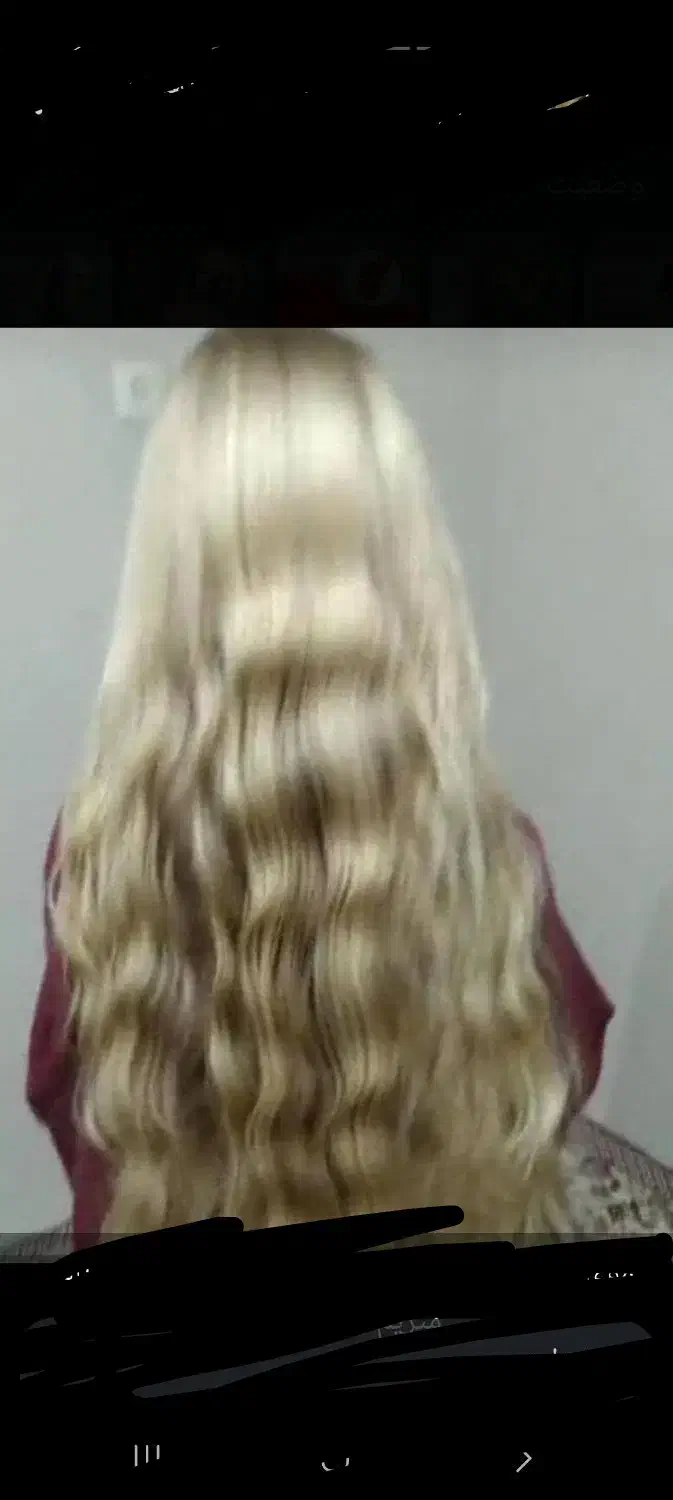 موهای زال بور طلایی رنگی خام|آرایشی، بهداشتی، درمانی|رامشیر, |دیوار