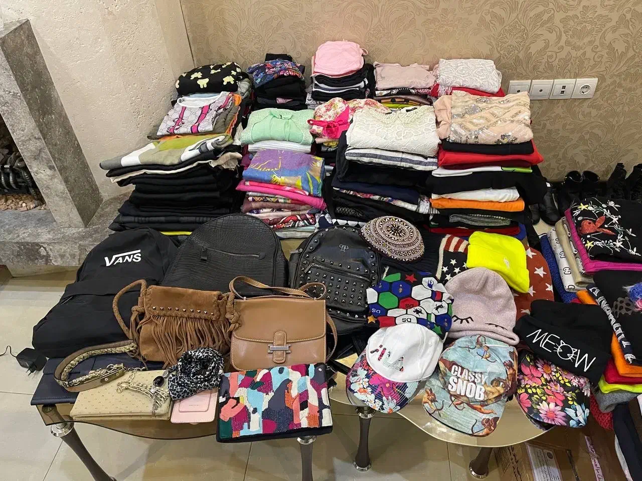 12 کیسه لباس زنانه خارجی یکجا|لباس|مشهد, یاس|دیوار