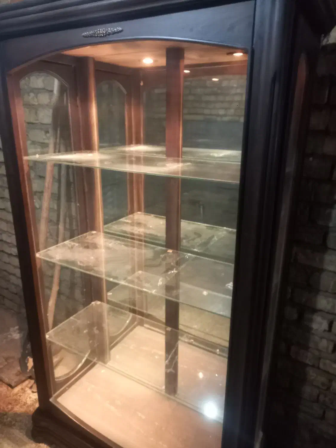 ویترین چوبی|بوفه، ویترین، کنسول|سامان, |دیوار