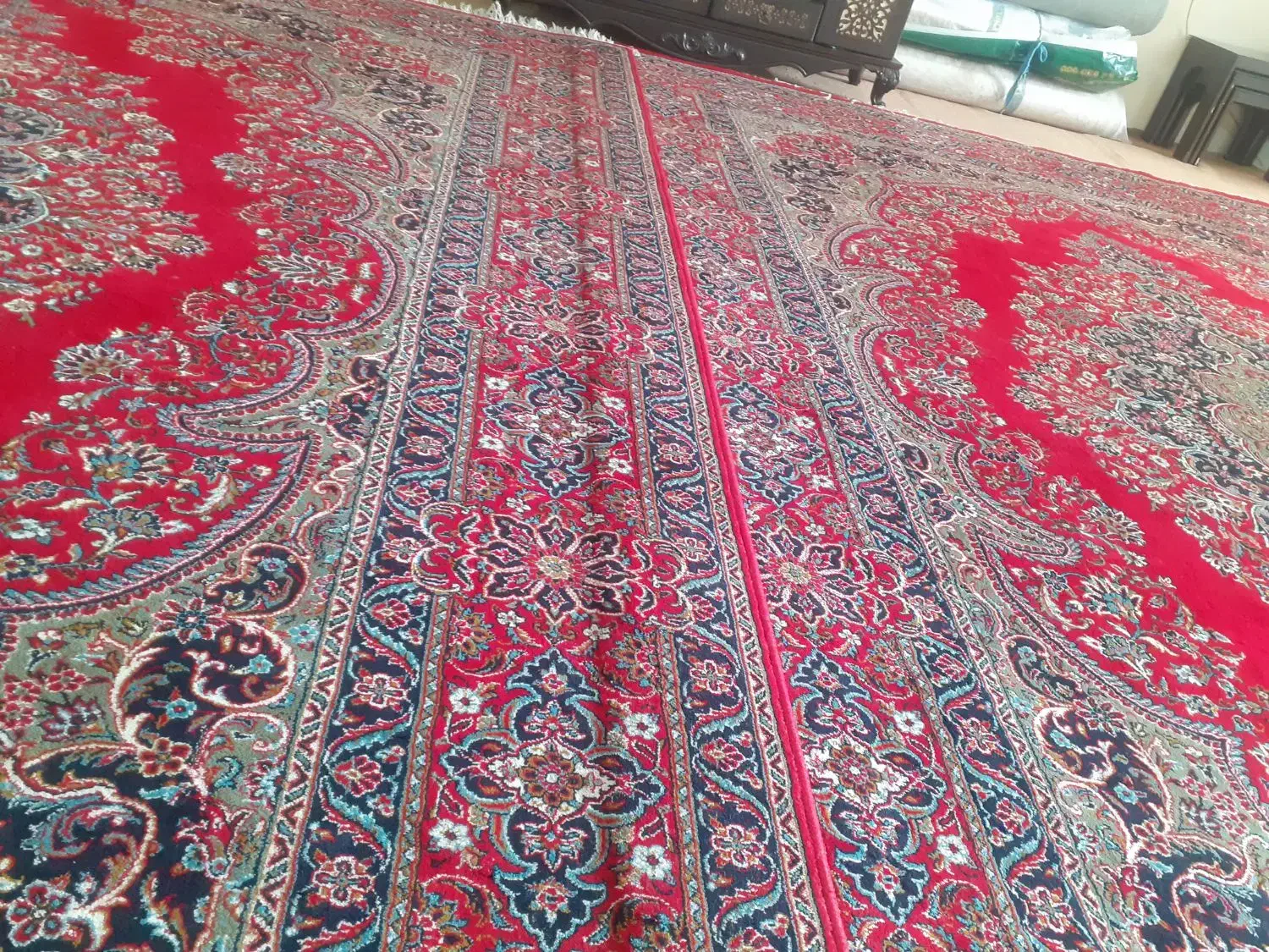 دوعدد فرش ۳در۴ و مبل|فرش|بجنورد, |دیوار