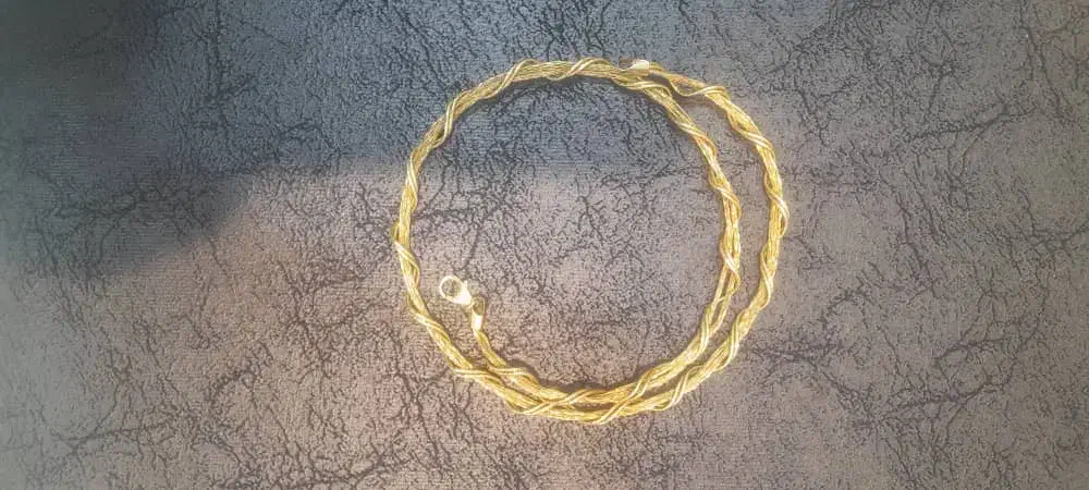 گردنبند قدیمی زیبا18 عیار|جواهرات|قم, چهل درخت‎|دیوار