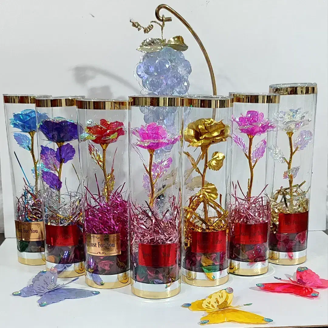 گل استوانه شیشه ای برای روز مادر|گل مصنوعی|آفتاب, |دیوار