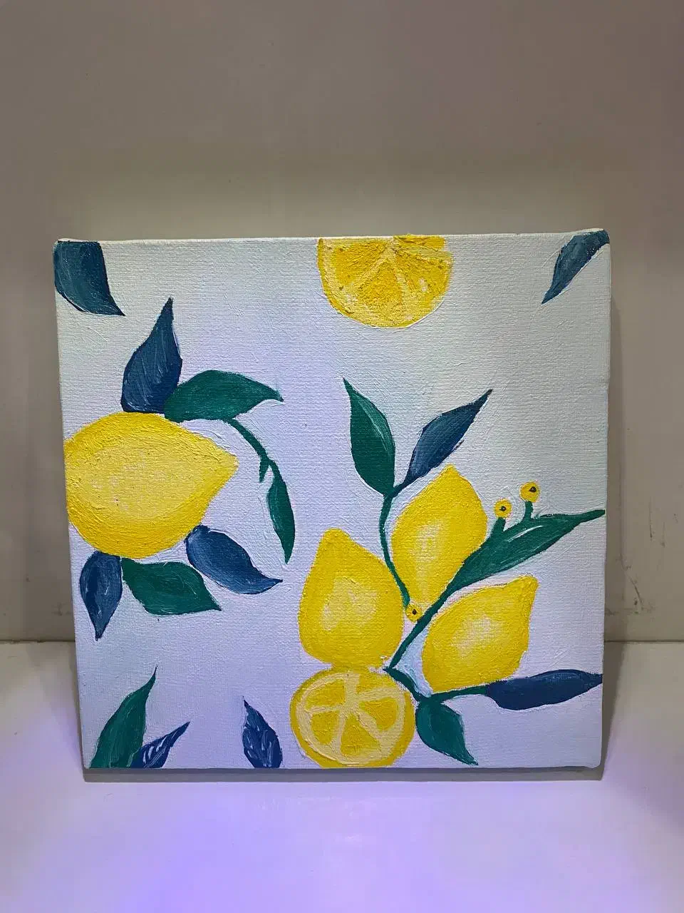 رنگ روغن طرح لیمو|تابلو، نقاشی، عکس|شهریار, شهرک شاهد|دیوار