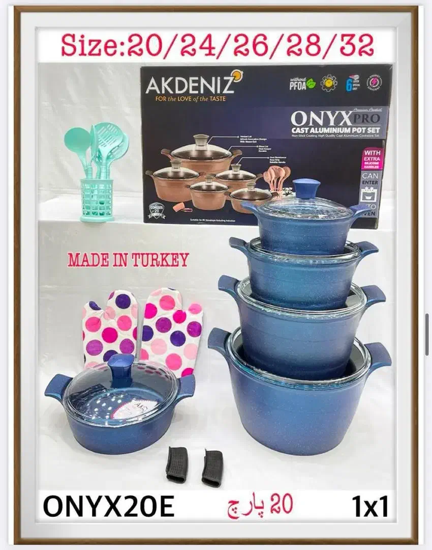 سرویس قابلمه اونیکس فروش ویژه|ظروف پختوپز|بندر گناوه, |دیوار