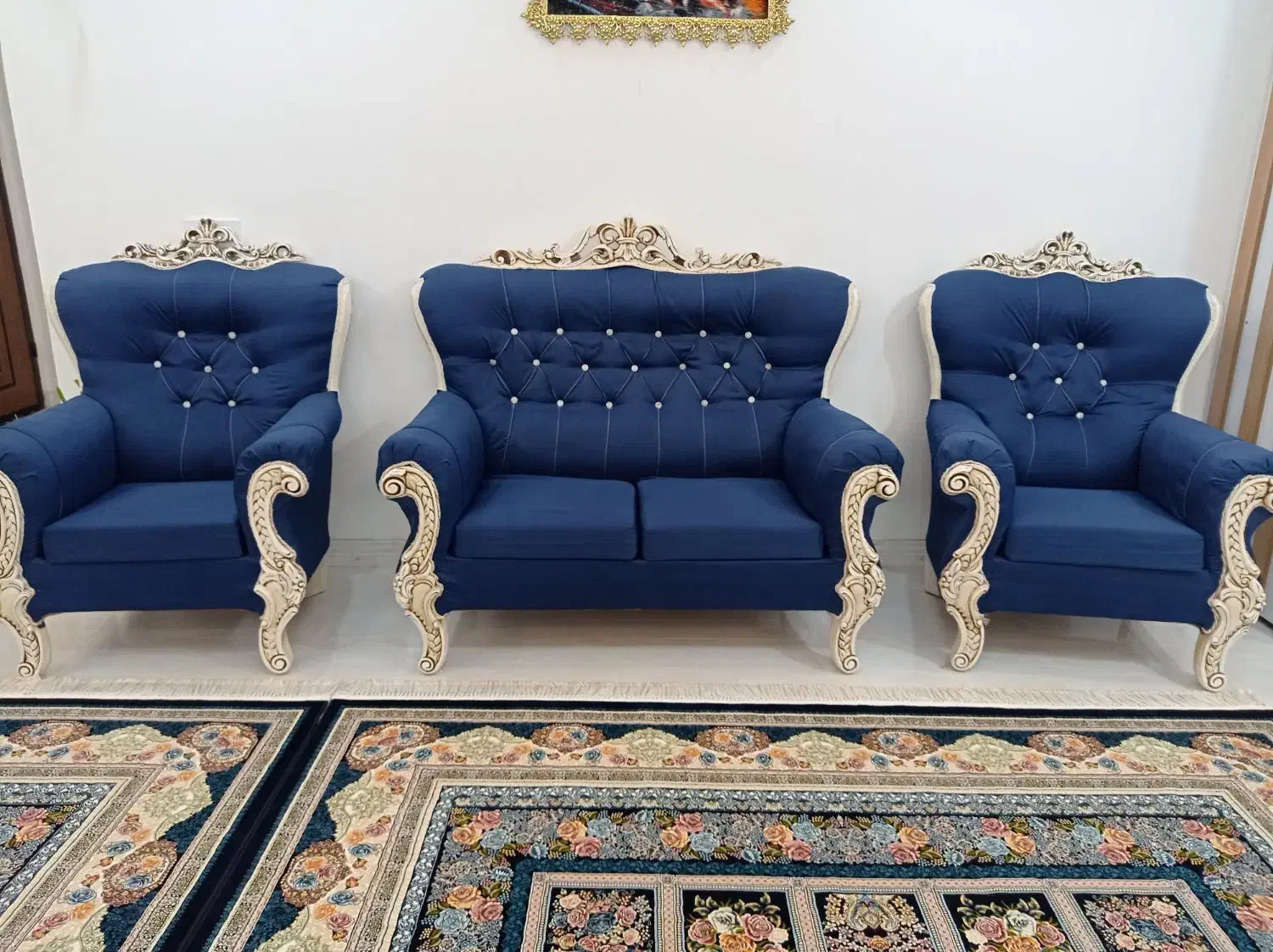 مبل راحتی هفت نفره در حدنونو|مبلمان خانگی و میز عسلی|اقبالیه, |دیوار