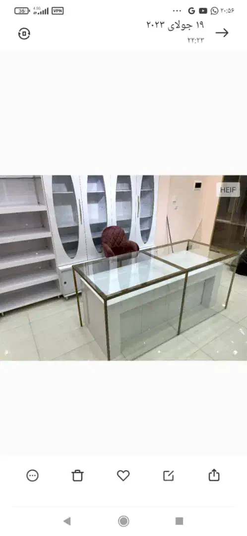 تعدادی ویترین مغازه MDF با ریل آکاردئونی|فروشگاه و مغازه|شیراز, سلطان آباد|دیوار