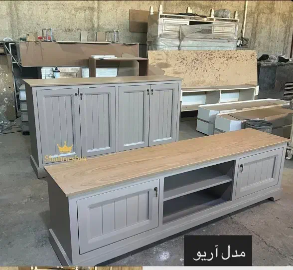 ست میز و آینه کنسول مدل آریو|بوفه، ویترین، کنسول|نسیمشهر, |دیوار