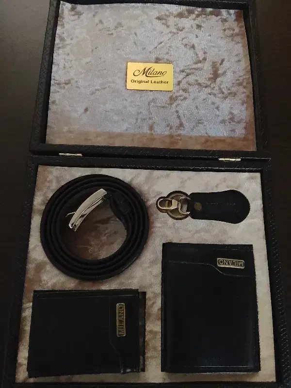 فروش فوری ست کیف کمربند میلانو چرم اصل|کیف، کفش، کمربند|فولادشهر, A2|دیوار