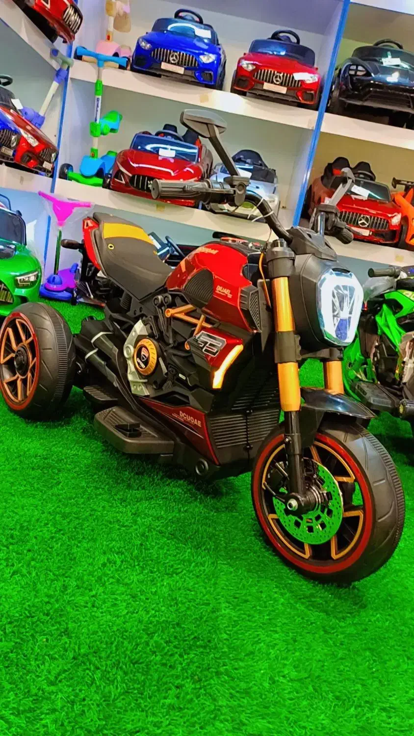 موتورسه چرخه سایز بزرگ چراغ دا(ماشین شارژی)|اسباببازی بچه|مشهد, توس (بلوار توس)|دیوار