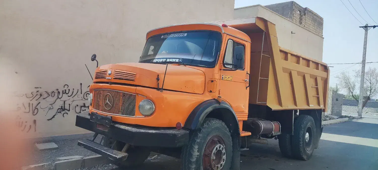 فروش فقط اتاق جلو بنز کمپرسی نارنجی|خودرو سنگین|ایرانشهر, |دیوار