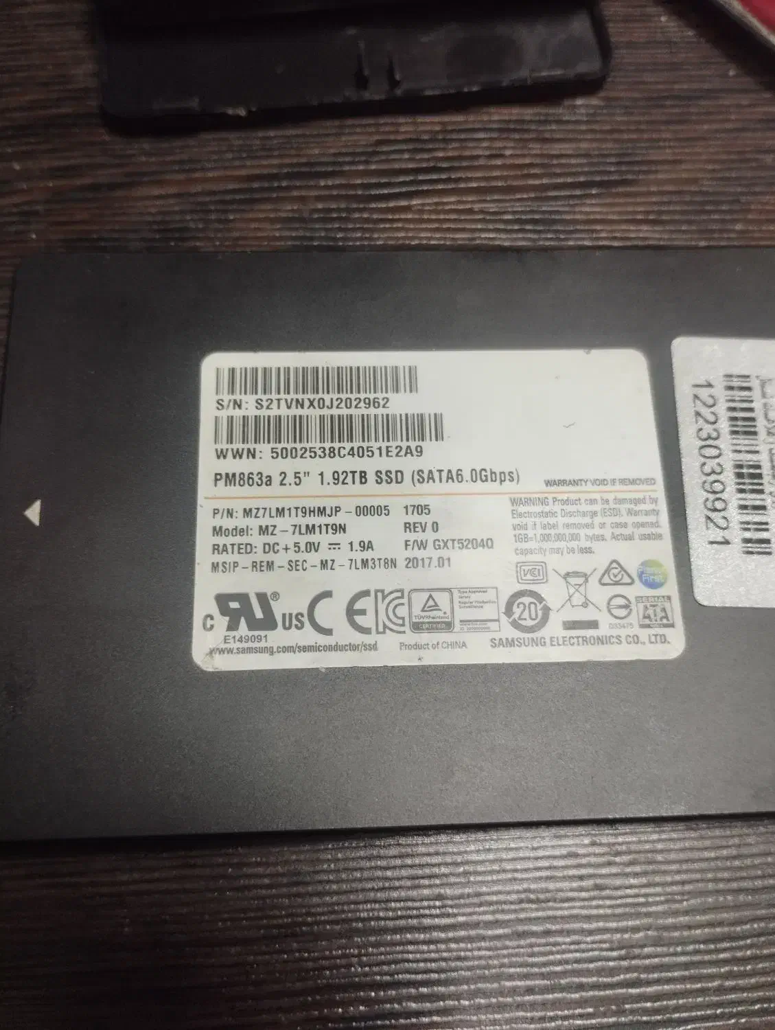 فروش هارد SSD دوترابایت سامسونگ|قطعات و لوازم جانبی رایانه|تهران, اتابک|دیوار