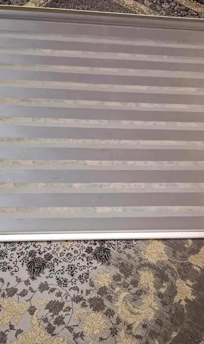 دو عدد پرده زبرا سالم|پرده، رانر، رومیزی|تهران, شهرک ولیعصر شمالی|دیوار