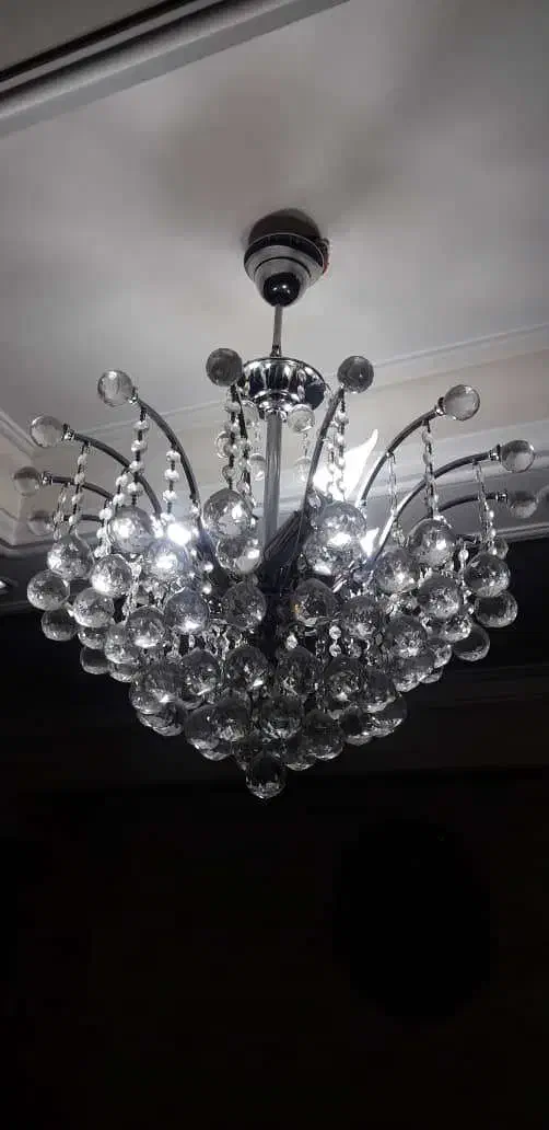 لوستر ۱۶شاخه استیل اصل المانی .۲عدد|لوستر و چراغ آویز|کرمانشاه, |دیوار