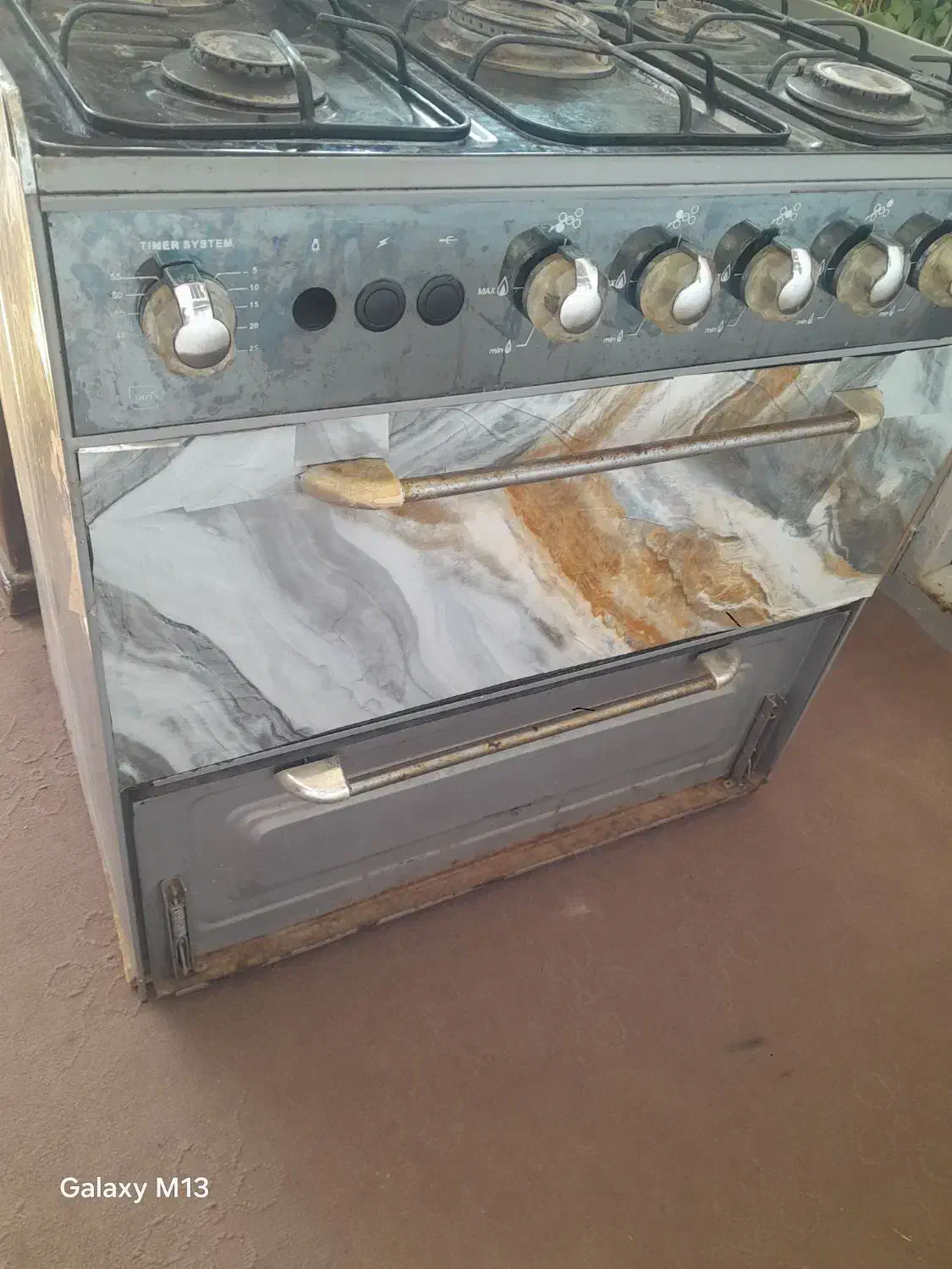 گازطرح فر۵شعله سالم|اجاق گاز و لوازم برقی پختوپز|شیروان (خراسان), |دیوار