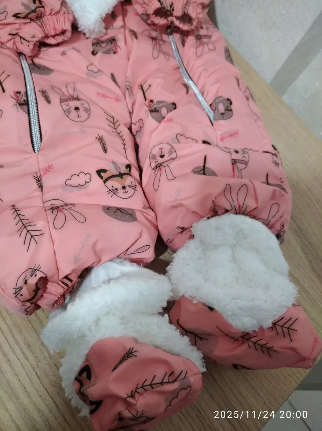 کاپشن سرهمی دخترانه سیسمونی|کفش و لباس بچه|ملایر, |دیوار