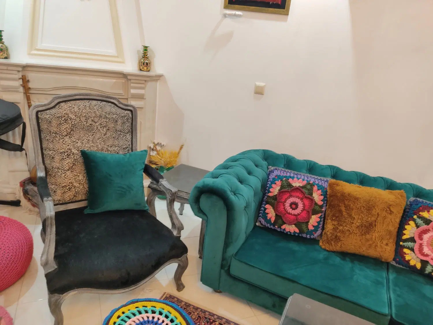 کاناپه چستر به همراه دو مبل تک نفره کوئین|مبلمان خانگی و میز عسلی|تهران, صد دستگاه|دیوار