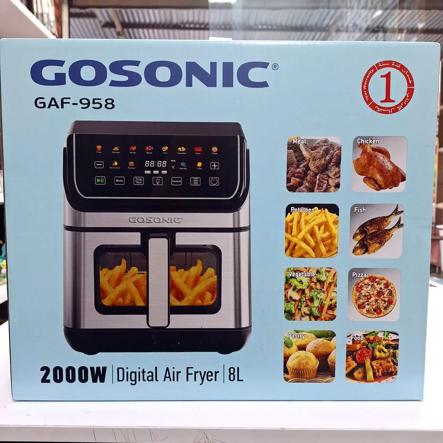 سرخ کن گوسونیک ضمانت اصل|اجاق گاز و لوازم برقی پخت‌وپز|کوهدشت, |دیوار