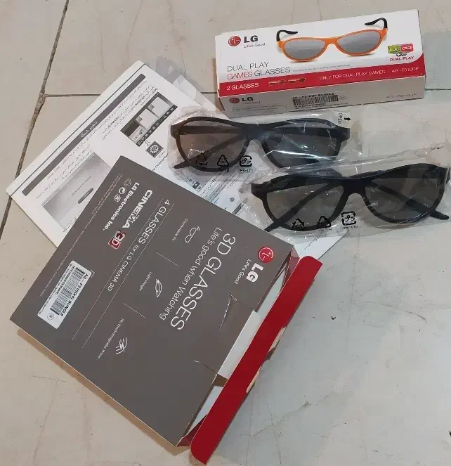 عینک‌ سه بعدی  ال جی|کنسول، بازی ویدئویی و آنلاین|اصفهان, زاجان|دیوار