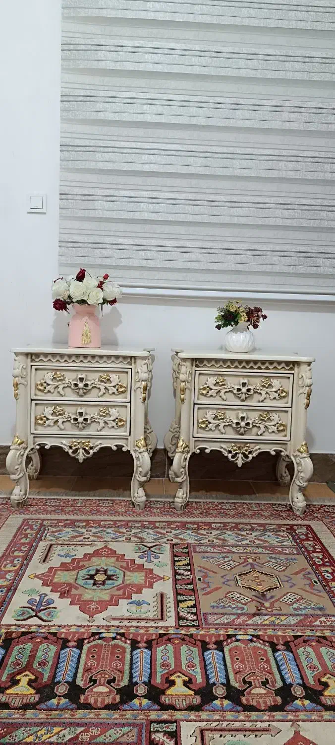 سرویس خواب ماهان تمام چوب راش سایز 180*200|تخت و سرویس خواب|میانه, |دیوار