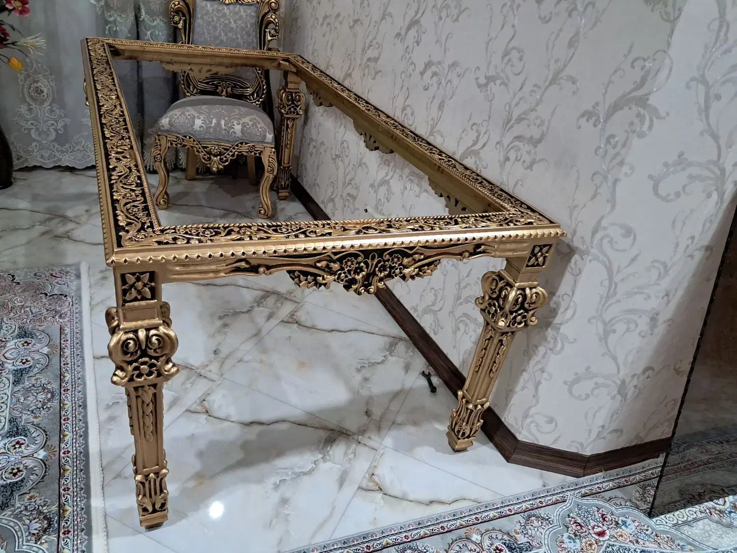 میز غذاخوری ۶ نفره بدونه صندلی|میز و صندلی غذاخوری|مشکیندشت, |دیوار