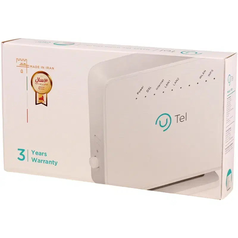 مودم روتر ADSL2+ / VDSL یوتل V301|مودم و تجهیزات شبکه|اردبیل, |دیوار