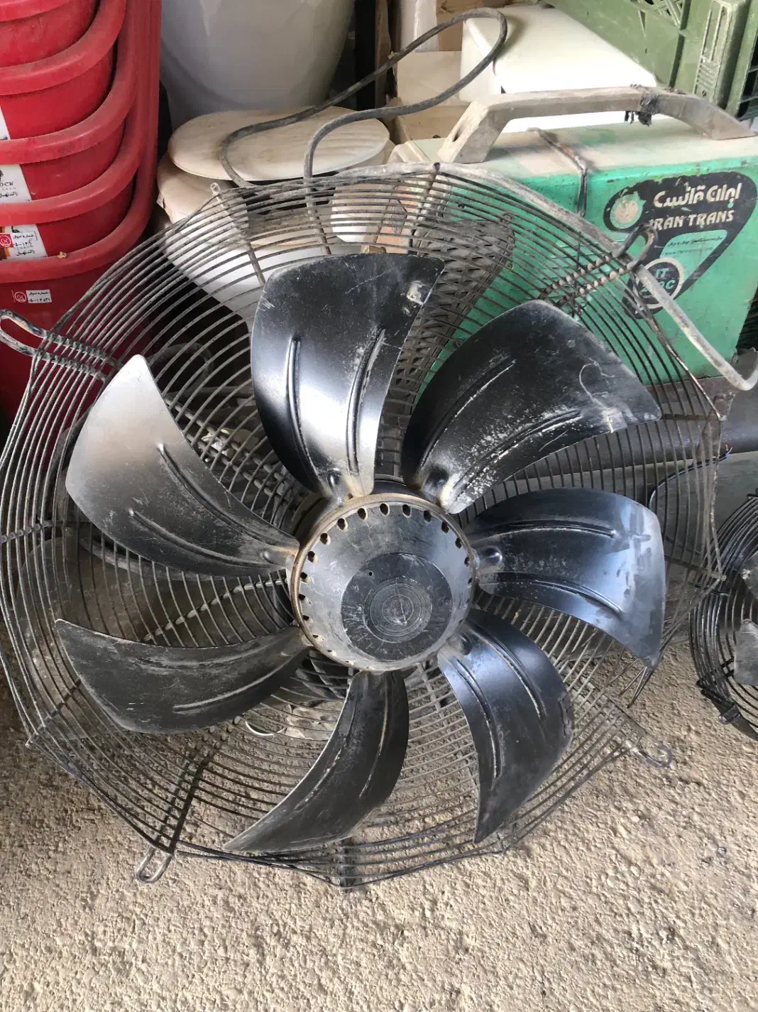 فن حلزونی یخچالی و ترانس منبع تغذیه|ماشینآلات صنعتی|فلاورجان, |دیوار