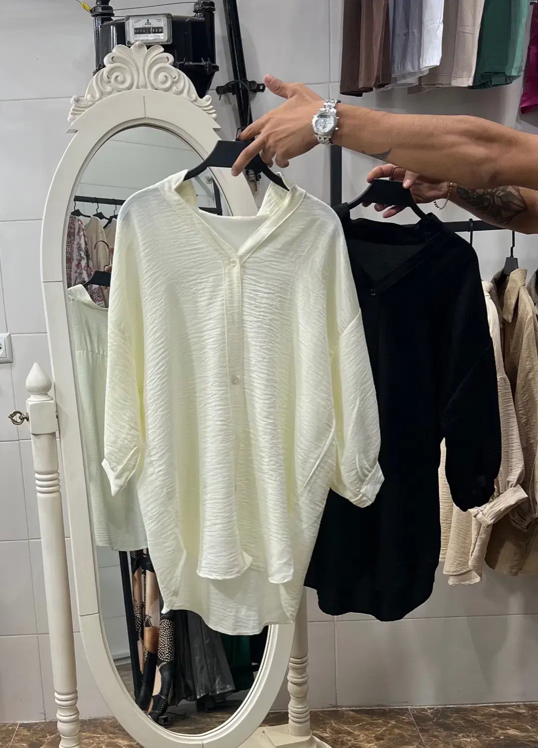 شومیز مانتویی پاییزه حرج|لباس|خوی, |دیوار