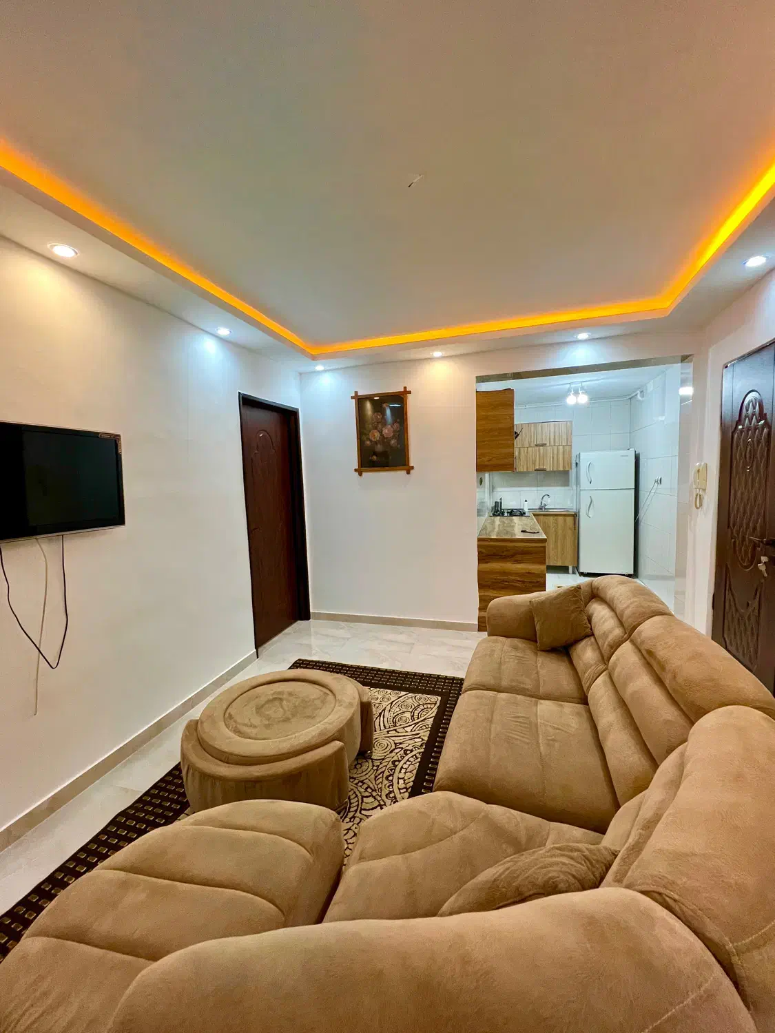 اجاره تک خواب شیک و نوساز|اجارهٔ کوتاهمدت ویلا و باغ|بندر انزلی, میان پشته|دیوار