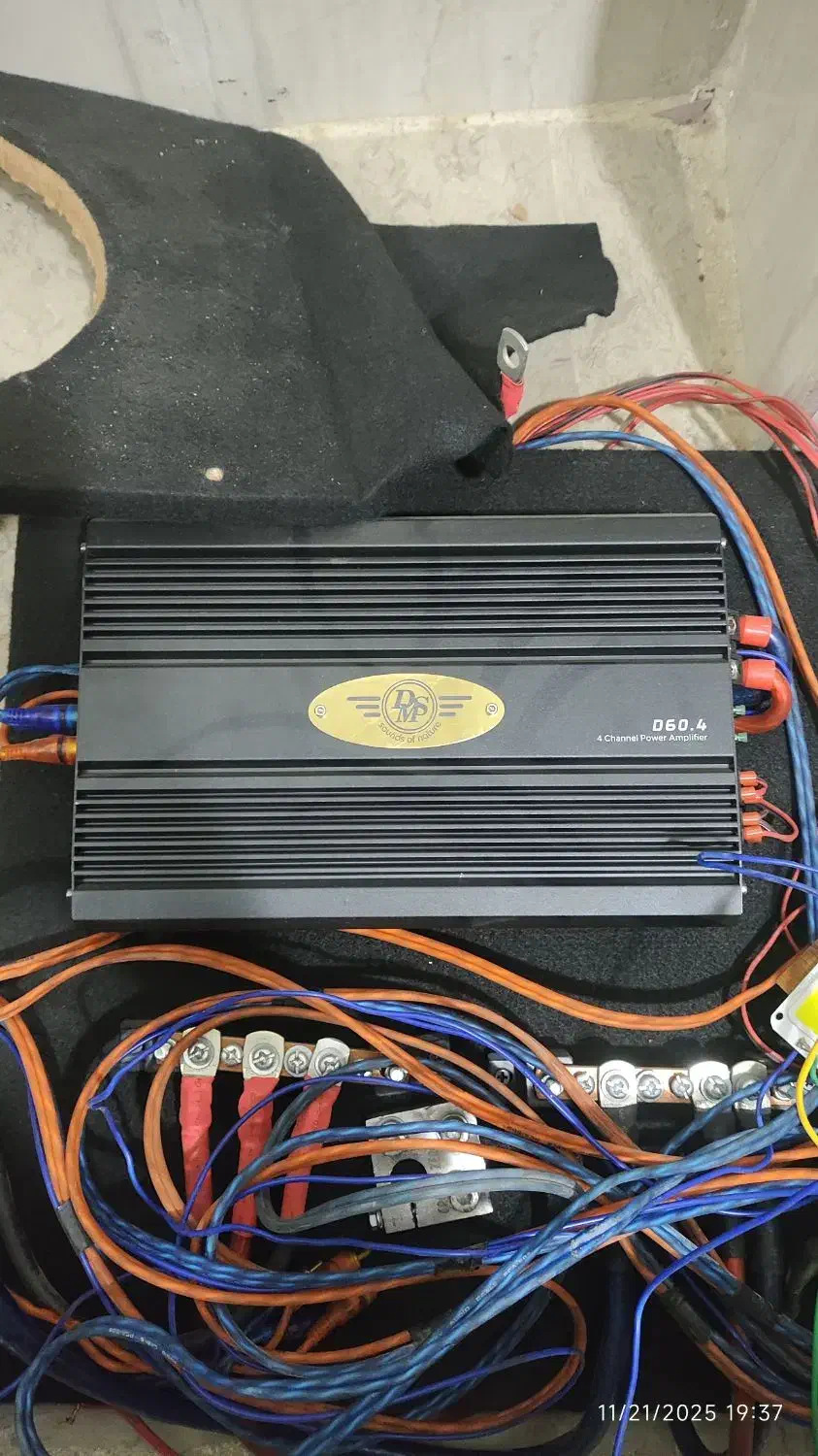 آمپلی فایر چهار کانال کم کارکرد|صوتی و تصویری|هشتگرد, هیو|دیوار