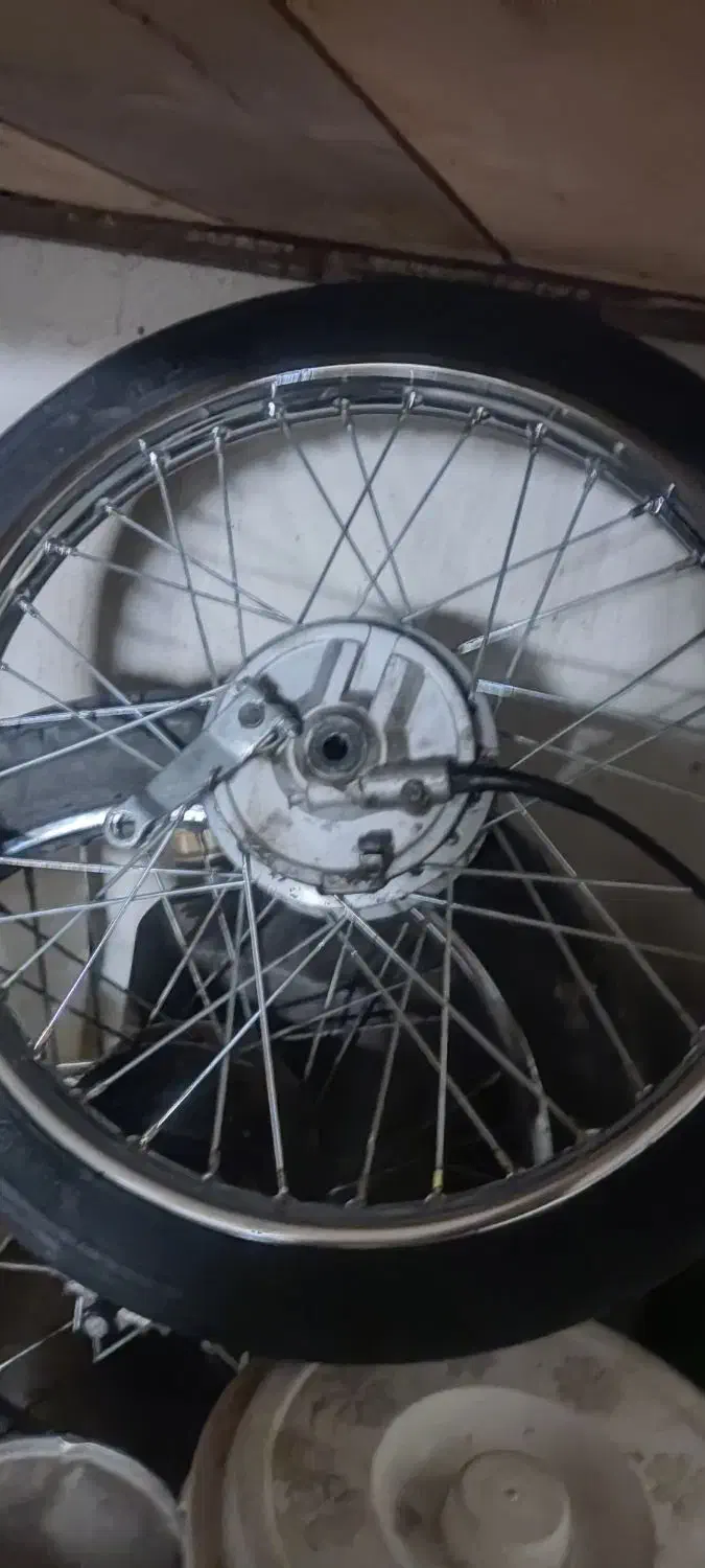 چرخ جلو موتور|قطعات یدکی و لوازم جانبی|شاهرود, |دیوار