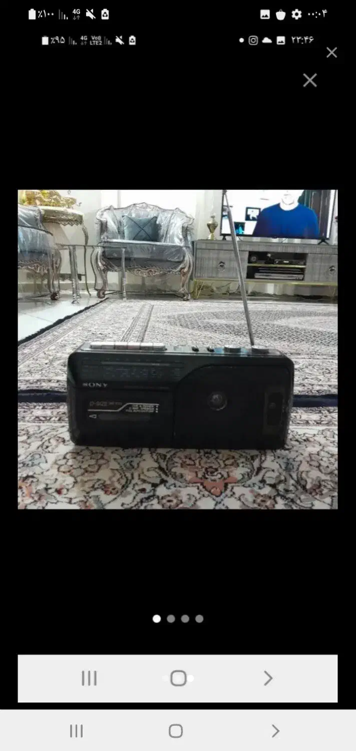 رادیو ضبط سونی اصل ژاپنی|سیستم صوتی خانگی|تهران, جوادیه|دیوار