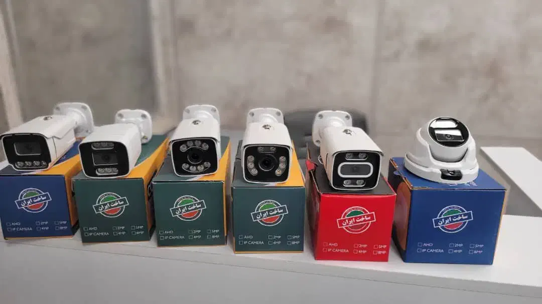 2عدد دوربین مداربسته وارم لایت دید در شب رنگی کامل|دوربین مداربسته|سرخرود, |دیوار