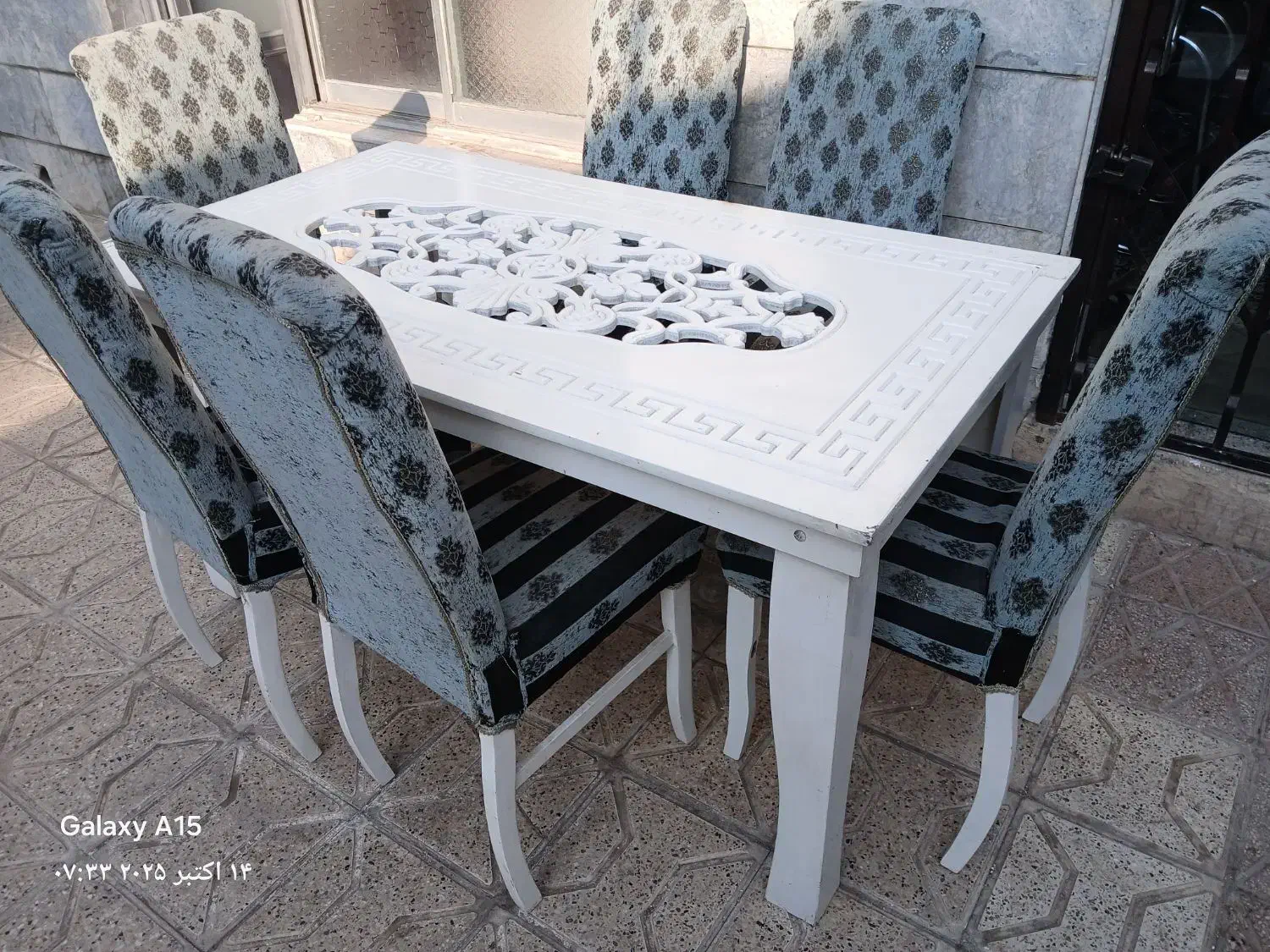 میز نهار خوری ۶ نفره|میز و صندلی غذاخوری|مشهد, طلاب|دیوار