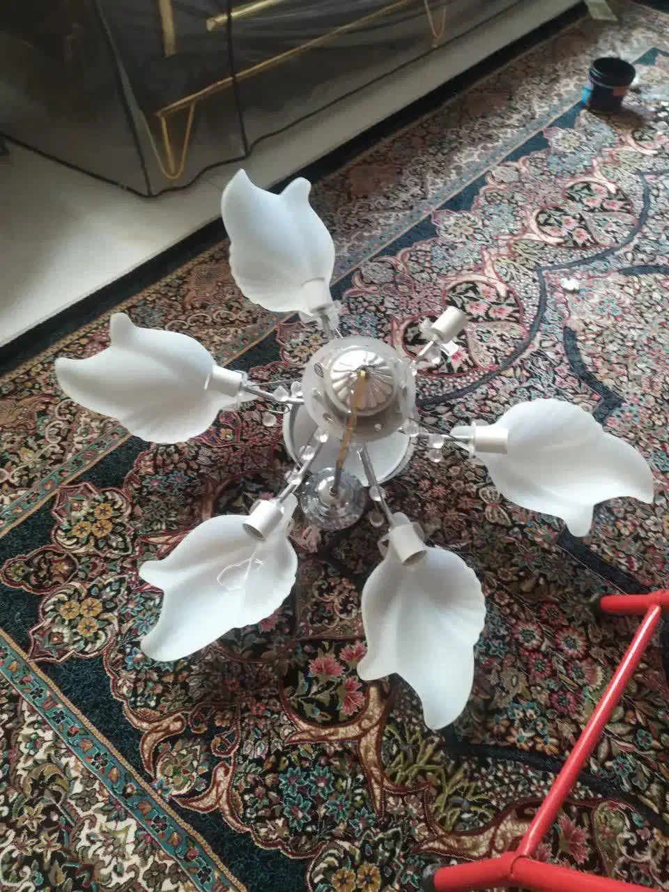 لوستر|لوستر و چراغ آویز|میان ولایت, |دیوار