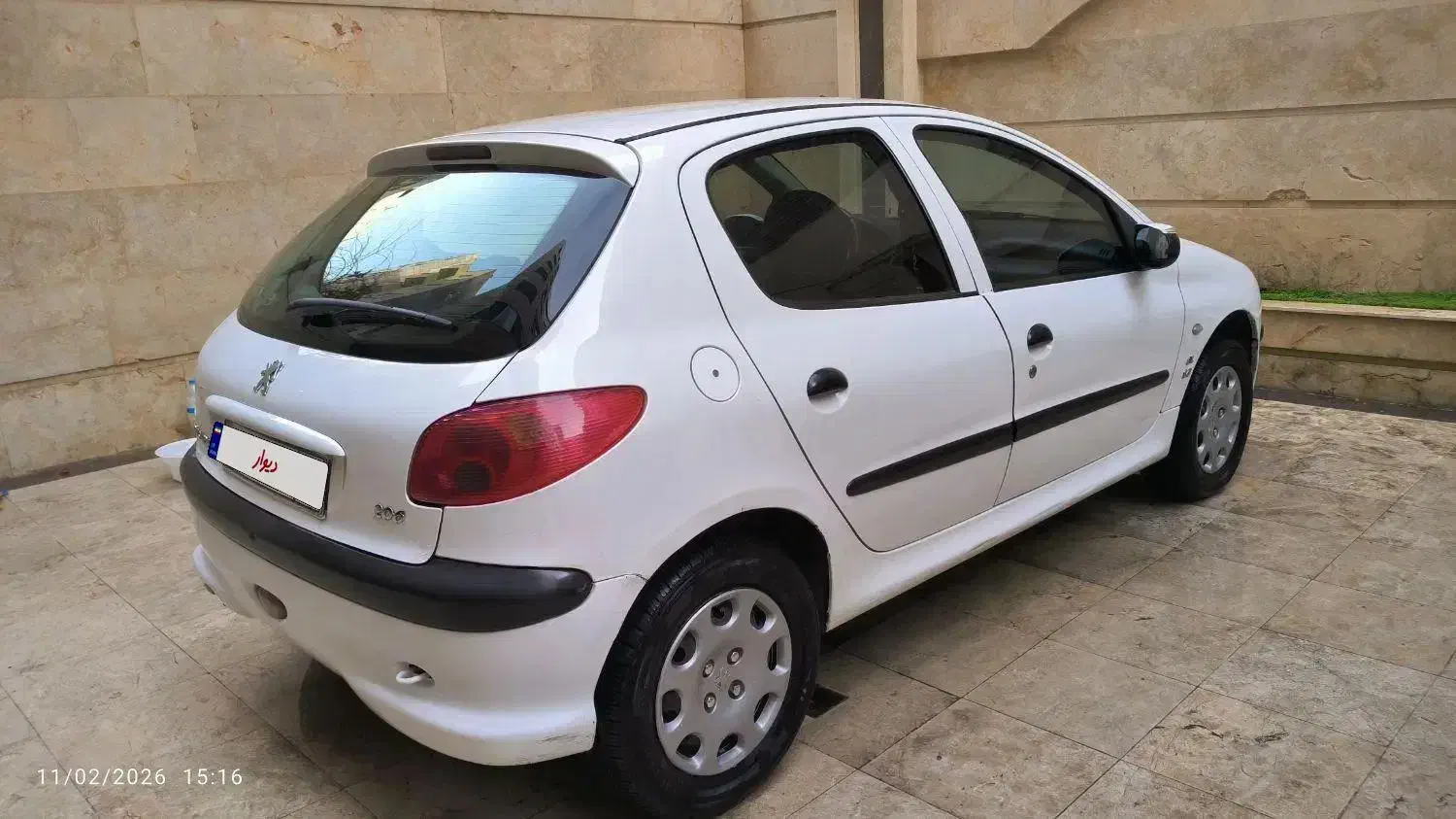 ۲۰۶ بدون رنگ|خودرو سواری و وانت|مشهد, مصلی (کارمندان اول)|دیوار