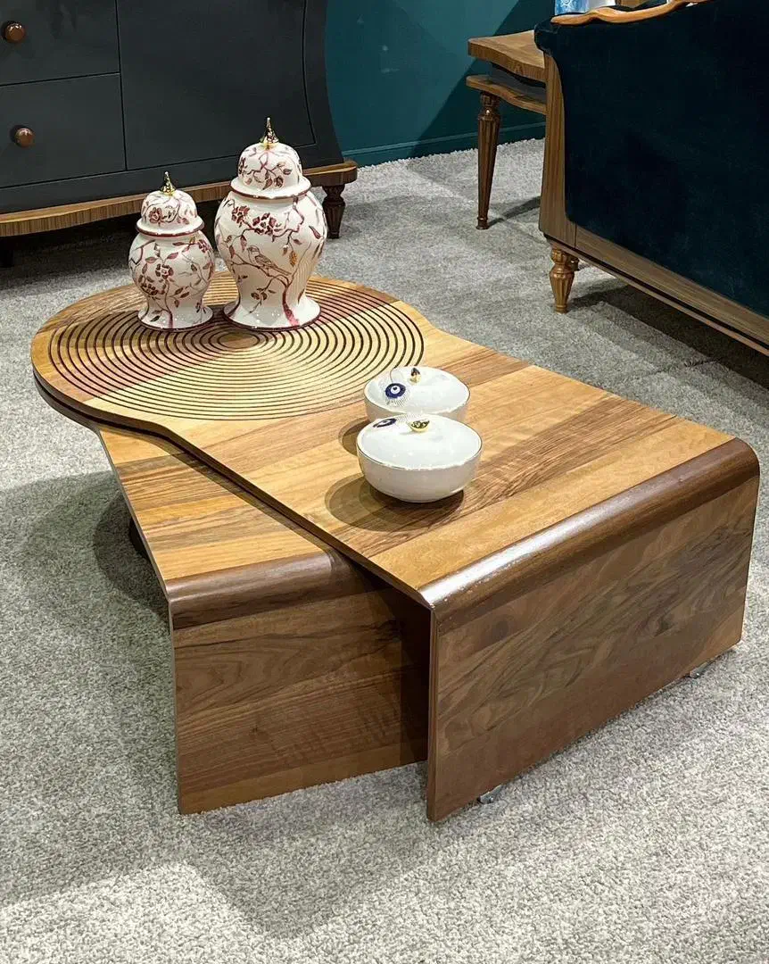 جلومبل و عسلی مدرنا روکش راش|مبلمان خانگی و میز عسلی|رشت, رودبارتان|دیوار