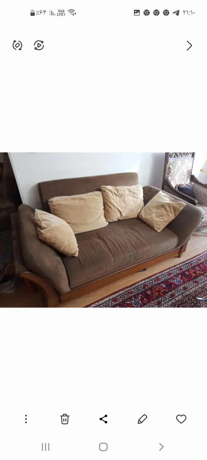 مبل راحتی ۷ نفره|مبلمان خانگی و میز عسلی|سنندج, |دیوار