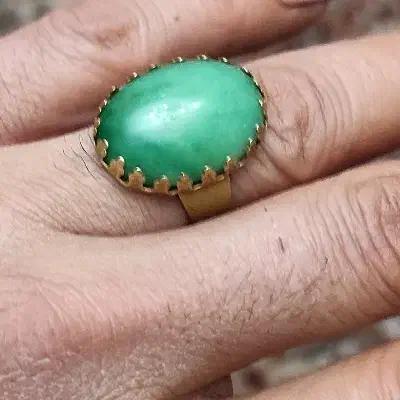 انگشری زمرد30قیراتی|جواهرات|نظرآباد, نظرآباد|دیوار