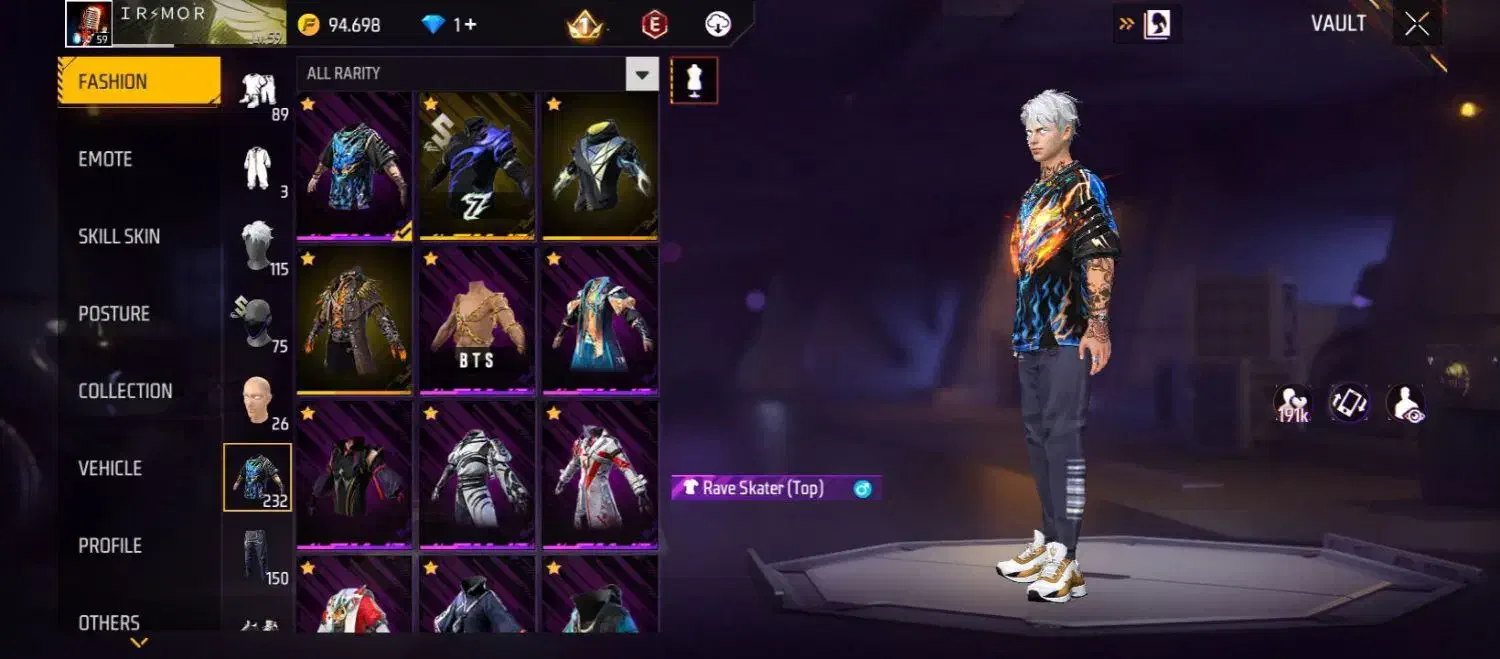 اکانت فری فایر|کنسول، بازی ویدئویی و آنلاین|بروجرد, |دیوار