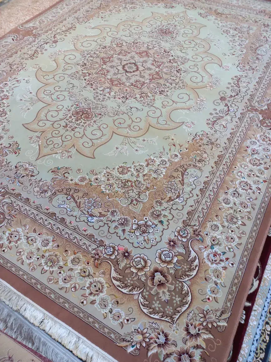 جفت ۱۲متری ۷۰۰شانه اصل سنگین گل برجسته|فرش|اهواز, کوی علوی|دیوار