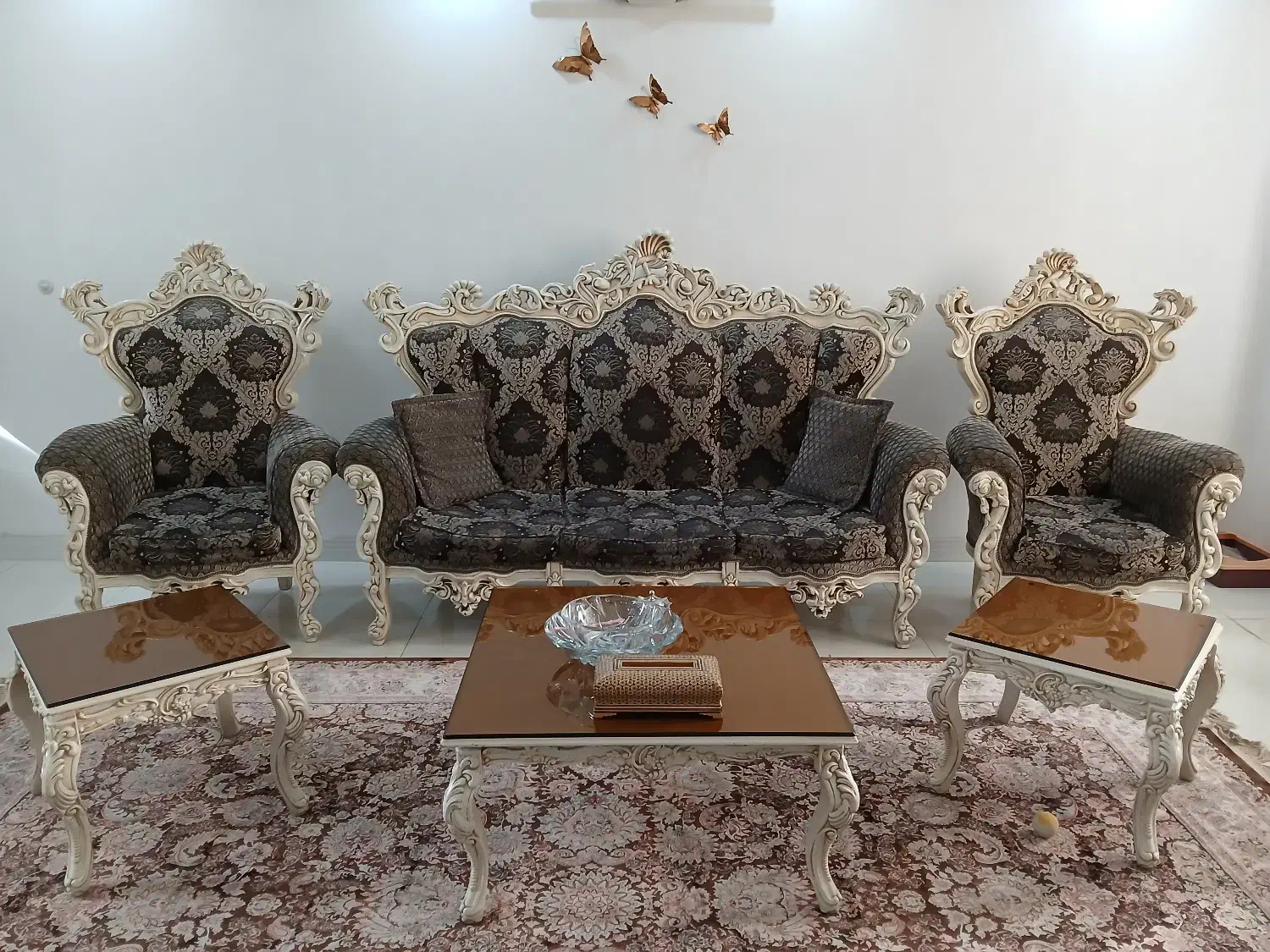 مبل استیل ۹ نفره|مبلمان خانگی و میز عسلی|تهران, وصفنارد|دیوار