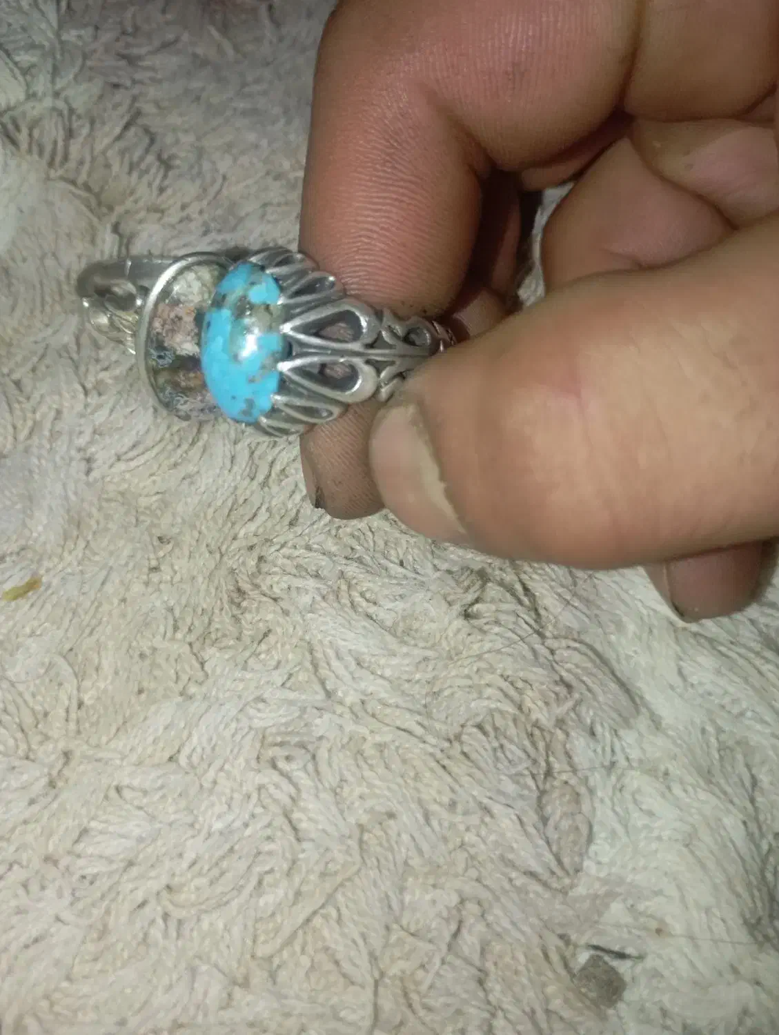 دو عدد انگشتر نقره|بدلیجات|خلخال, |دیوار