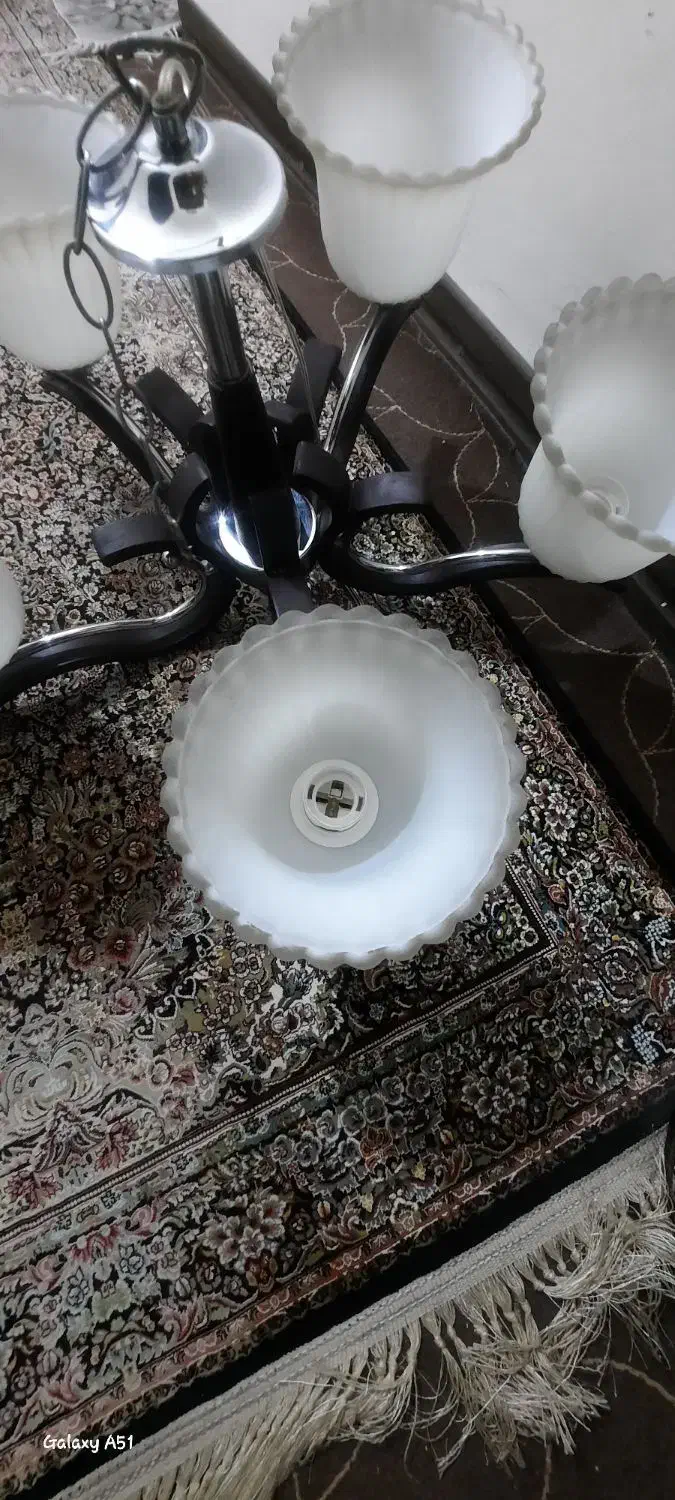 لوستر ۵ شاخه|لوستر و چراغ آویز|بندرعباس, |دیوار